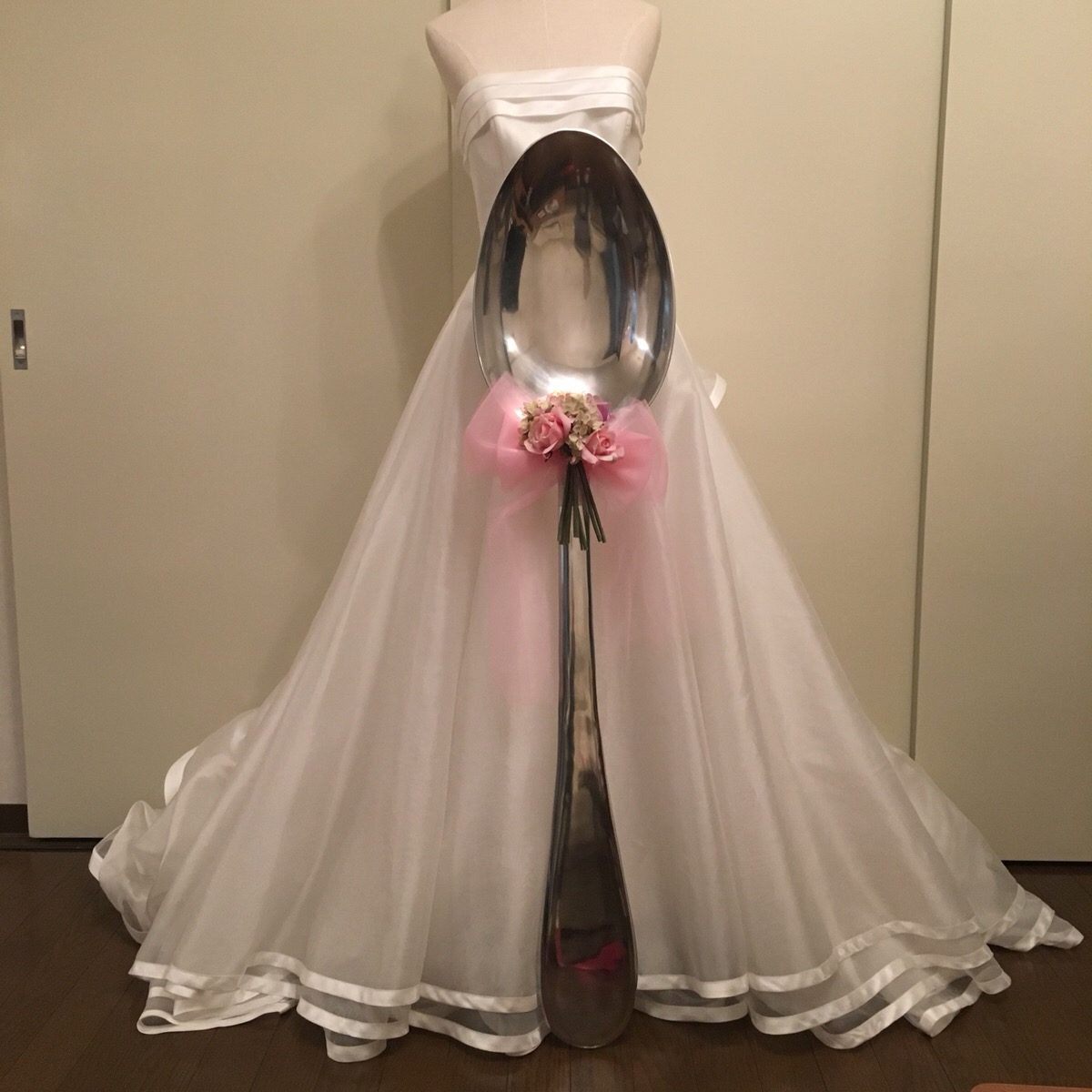 ビッグスプーン120cm シルバー　結婚式 披露宴